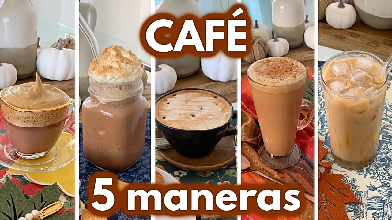 CAFÉ: 5 recetas deliciosas y fáciles ☕️??| AbrilDoesMakeup ♡ - YouTube