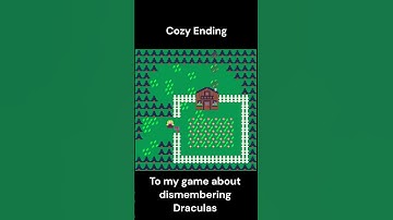 The Cozy Ending to My game about dismembering Draculas #gamedev #pico8