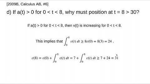 AP Calculus AB - 2009B: #6