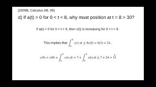 AP Calculus AB - 2009B: #6