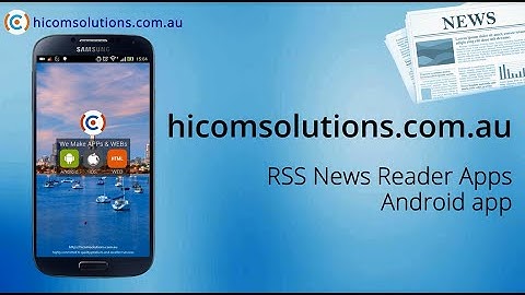 RSS News Reader android app source code for sale