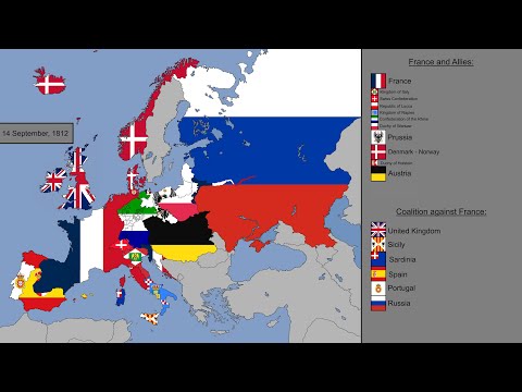 झंडे में फ्रांसीसी क्रांतिकारी और नेपोलियन युद्ध: हर दूसरे दिन