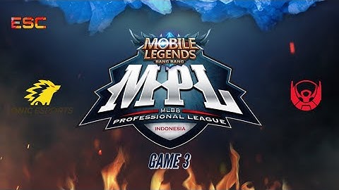 Onic ESports VS Bigetron Alpha Game 3 (S5 Week 1 Day 2) MPL Mobile Legends