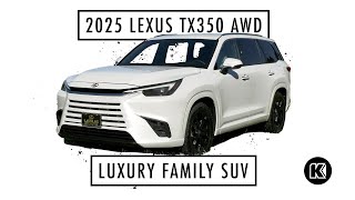 A True Three Row Lexus: The New 2025 Lexus TX Walkaround Video