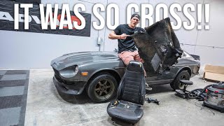 STRIPPING The Interior of the Datsun 280z.. This is what we found STRIPPING The Interior of the Datsun 280z.. This is what we found