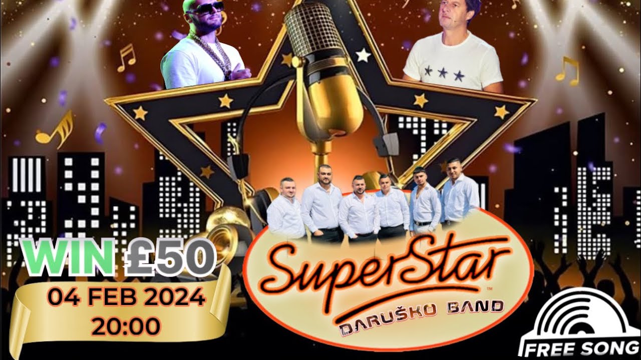 Romska Superstar 🎤🎵DARUŠKO BAND🎵🎤(04/02/2024)