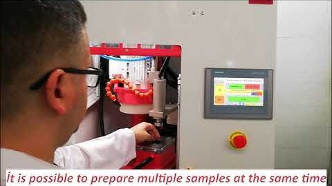Full automatic sample grinding machine SG 180 X for Charpy and Izod impact test samples