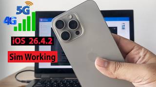iCloud Unlock iPhone 15 Pro max iOS 26.4.2 Permanent Bypass Sim Working
