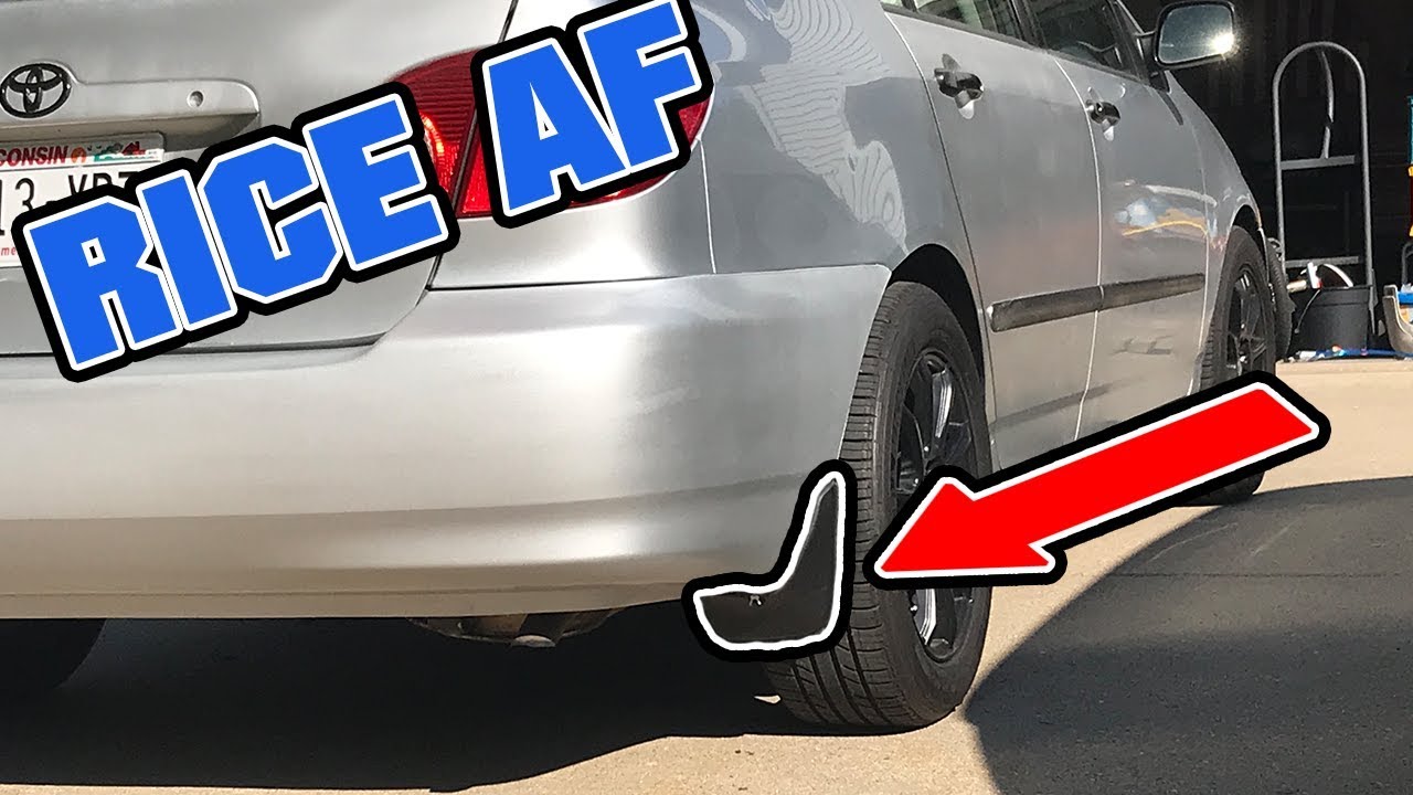 Installing 16 eBay MudGuards On The Corolla! YouTube