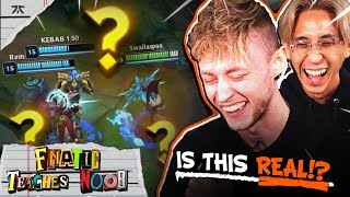 "I'M ACTUALLY DYING INSIDE" | Fnatic Teaches Noob ft. Rekkles