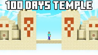 100 Days but it's JUST a Desert Temple by NiftySmith 1,618,422 views 1 year ago 1 hour, 11 minutes