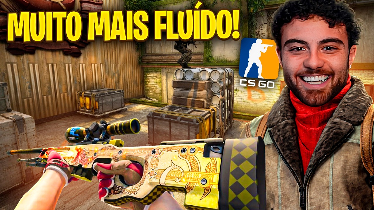 VALVE LANÇOU O CS:GO NOVAMENTE (TESTEI EM 2026)