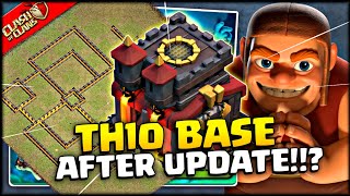 New base*Th10 war base with copy link (Clash of clans)