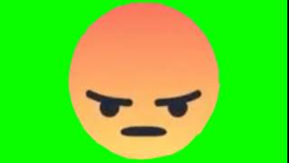 angry animated facebook emoji greenscreen