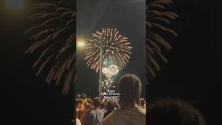 孫と花火を観にワイキキビーチへ/孫と暮らすハワイで、アメリカの独立