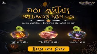 Liên quân mobile: Săn trang phục HALLOWEEN miễn phí Zephys hiệp sĩ bí ngô, Lauriel Phù thủy bí ngô