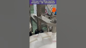 10ml eye drop bottle filling machine#fillingmachine #eyedropfillingmachine #shortvideo #foryourpage