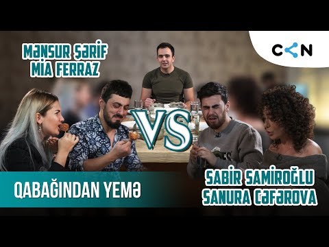 Tural ilə Qabağından Yemə #3 | Mənsur Şərif, Mia Ferraz VS Sabir Samiroğlu, Sanura Cəfərova