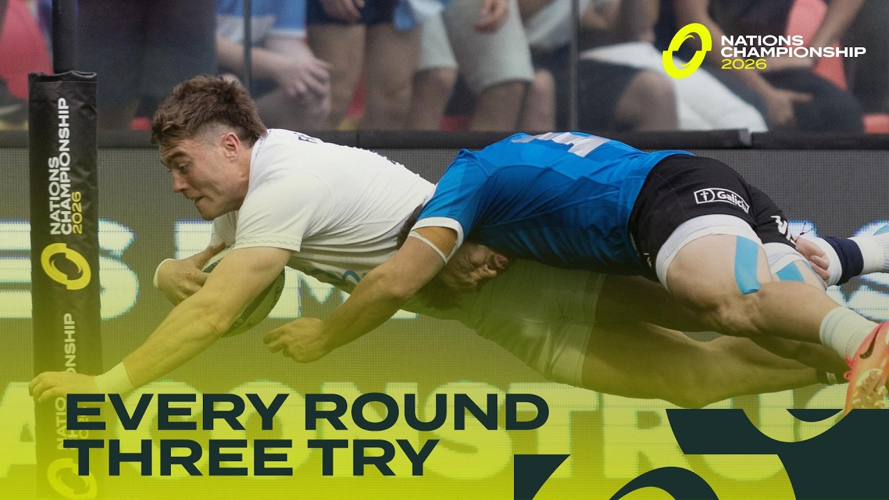 ACTION PACKED Round Three 👊 | Nations Championship 2026 | Every Round Three Try