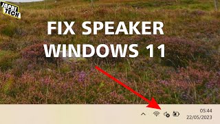 Speaker Tanda Silang di Windows 11