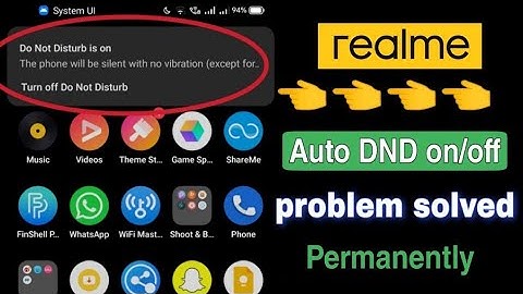 Automatically do not disturb turn on problem solved permanently 100%