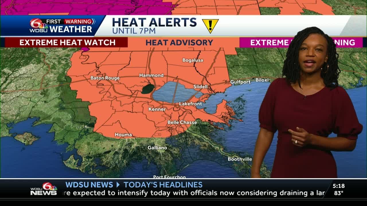 Impact Day: Heat Advisory Tuesday as temperatures could feel like the ...