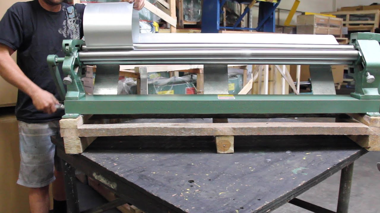 Tin Knocker 2450 Manual Slip Rolls YouTube