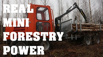 Megamax Mini Forestry Forwarder Overview + Testing