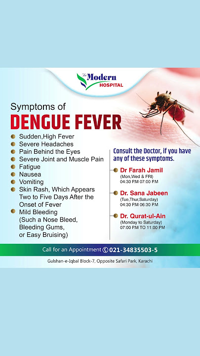 Symptoms of Dengue Fever