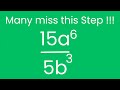 Dividing Expressions with Exponents