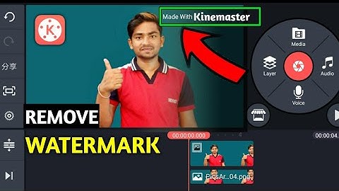 How to remove kinemaster watermark free/kinemaster ka logo kaise hataye/APK 2020