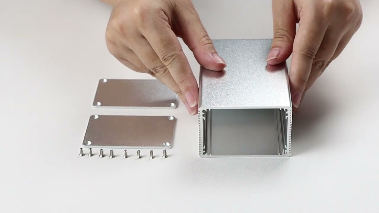 66×43mm One-Piece Aluminum Enclosure | Rugged Housing for Embedded IoT & Power Modules