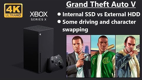 GTA V Xbox Series X Load Time Internal SSD vs External HDD (Xbox One X)