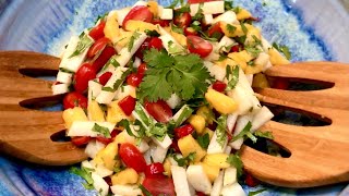 Spicy Jicama Mango Chopped Salad