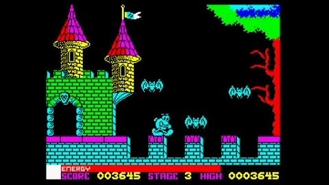 Olli & Lissa, The Ghost of Shilmoore Castle  (1986 / 128k AY Music Version) Walkthrough, ZX Spectrum