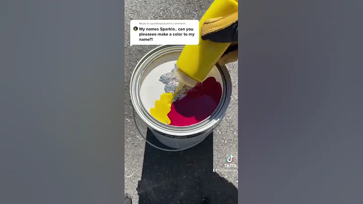 Mixing Paint Colors Inspired by Names Part 1: Sparkle #shorts - DayDayNews