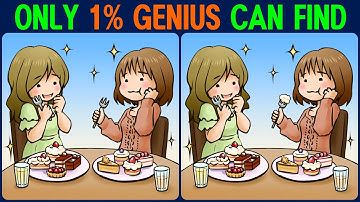 Brain exercise quiz! Find the difference between! │ For improved concentration and brain health!