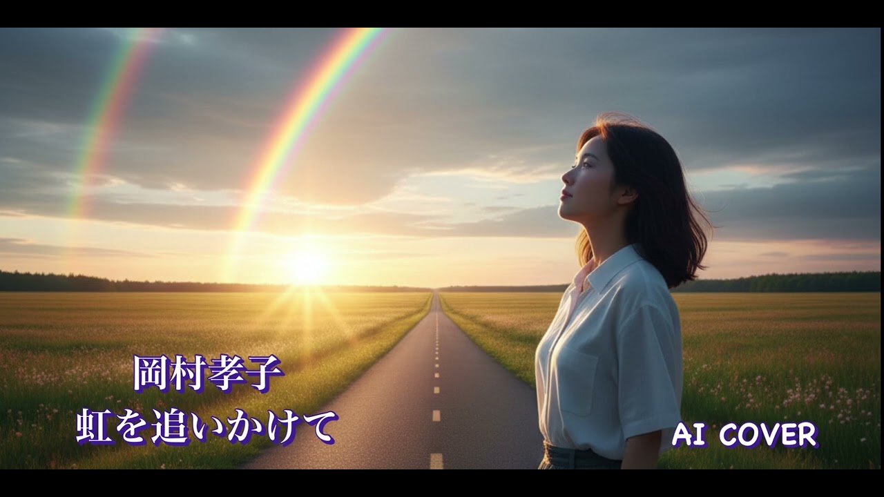 岡村孝子　　虹を追いかけて　　AI COVER