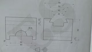 Engineering Drawing N2/Isometric Drawing (22 March 2018) Question 4