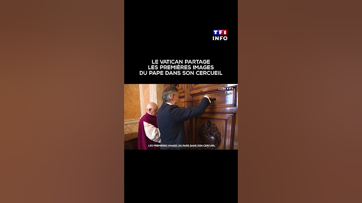 Les premières images du pape François dans son cercueil｜TF1 INFO