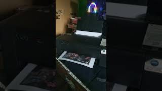 Running Test Epson L120 After Head Print Service by Hanami Computer