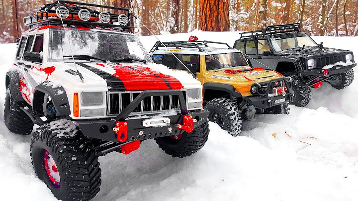 Stuck in the Snow RC Cars 4x4 — Towing Axial SCX10 II and HPI Venture — RC Extreme Pictures