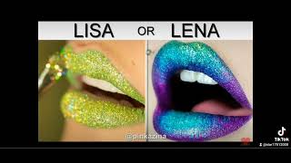 # lisa or lina #fashion #viral #dress #makeup #hoiday#gaming #pov #trending #food 🎀💖💬