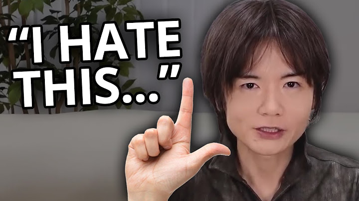 Super Smash Bros. creator has the WORST take...
