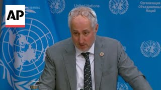 UN spokesman calls Israel's seizure of AP live shot of Gaza 'shocking'