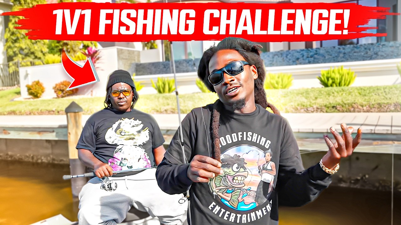 Рыболовный челлендж 1 на 1!!! (По-худски)