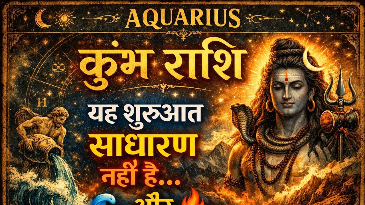 Aquarius ♒️ ( कुंभ राशि ) “यह शुरुआत साधारण नहीं है… 🌊🔥”