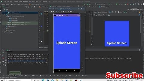 Create Splash Screen in Android Studio Tutorial