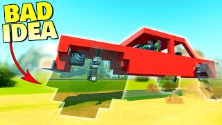 Glass Wheels Are a Satisfyingly Bad Idea! - Scrap Mechanic Gameplay