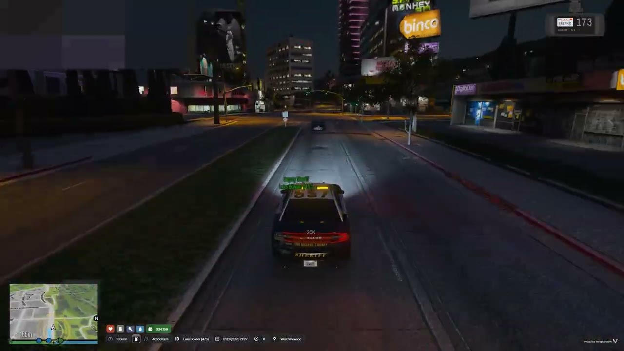 [RAGE-MP] LSPD/LSSD Pursuit #7 (www.rina-roleplay.com)